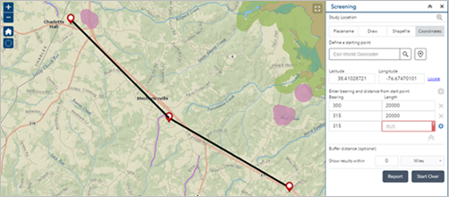 Specify coordinates Specify coordinates